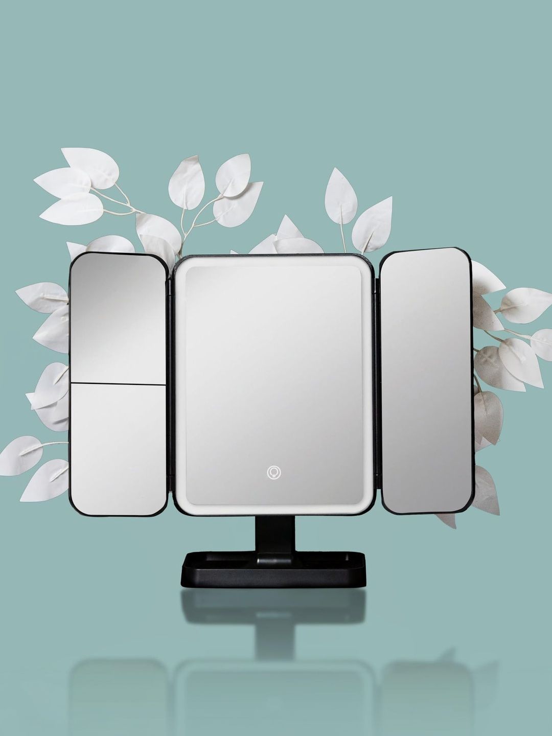 Stelliferous Black Makeup Table Top Mirror-image-12