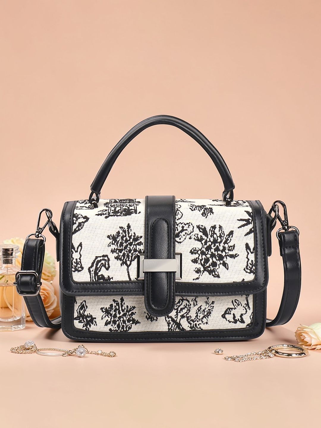 Exotic Floral Printed Sling Bag-picture-19