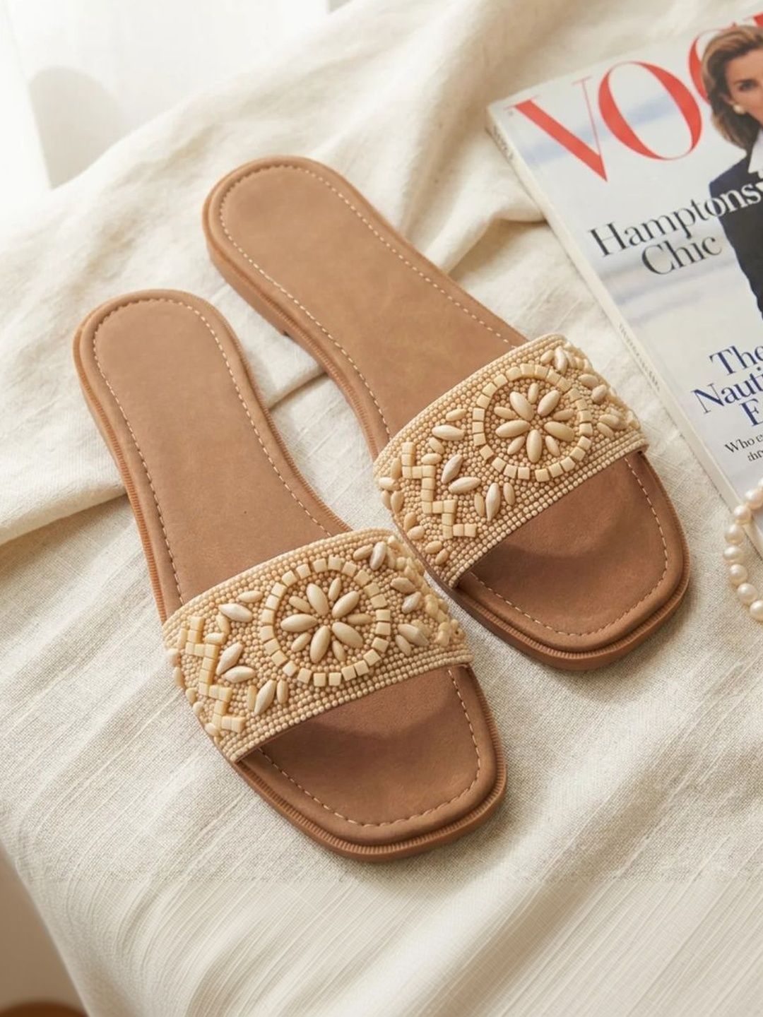 Ozzaro Embellished PU Comfort Sandals-picture-32