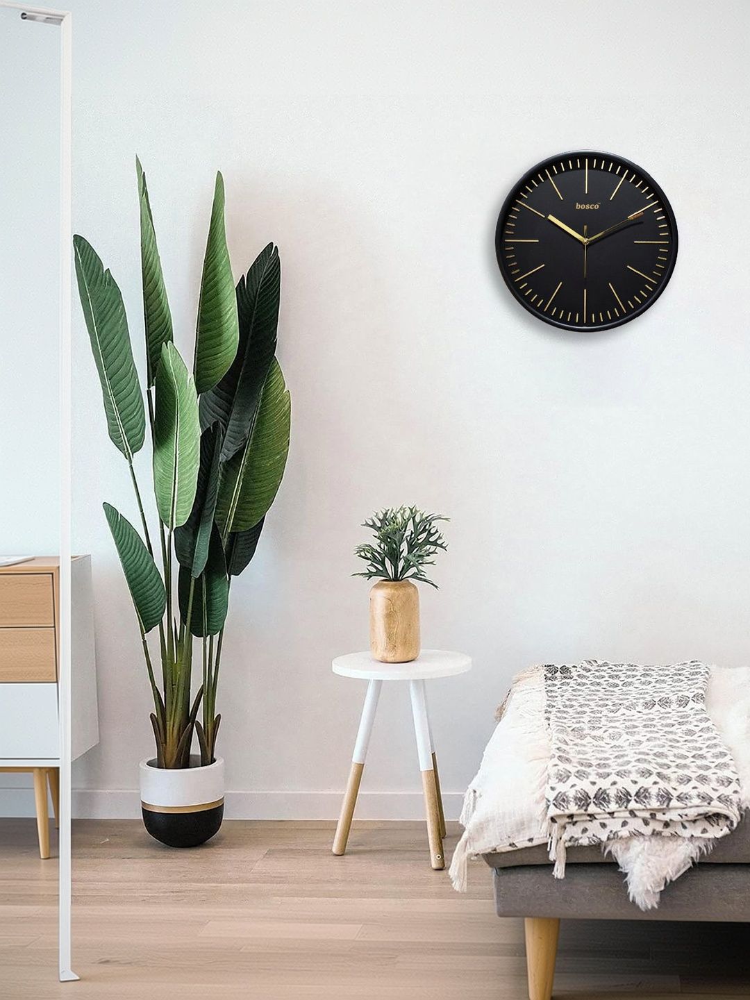 bosco Black & Black Wall Clock-picture-17