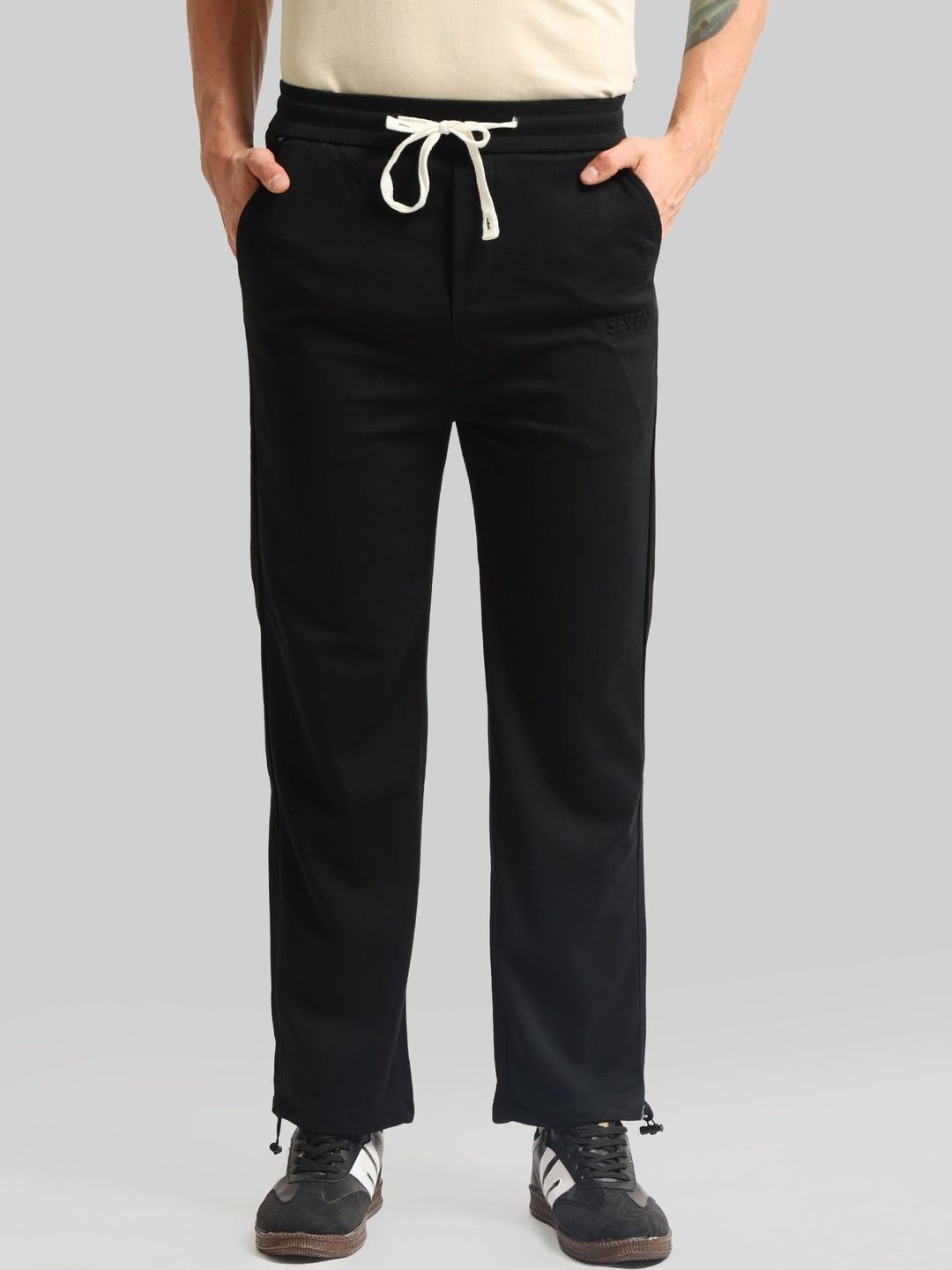 Maniac Men Baggy Brand Logo Training Track Pants-picture-31