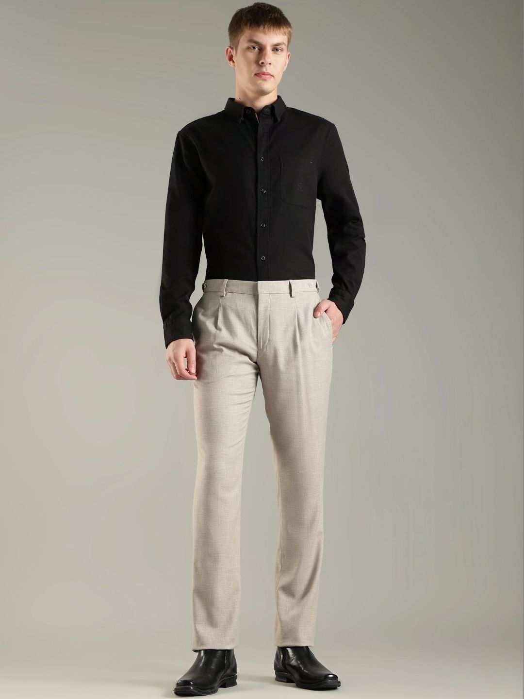 Tommy Hilfiger Men Pleated Trousers-picture-28