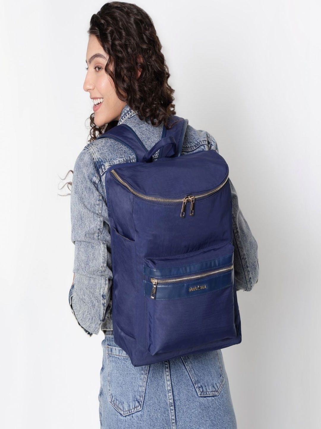 Bohomia Unisex Brand Logo Contrast Detail Backpack-picture-41