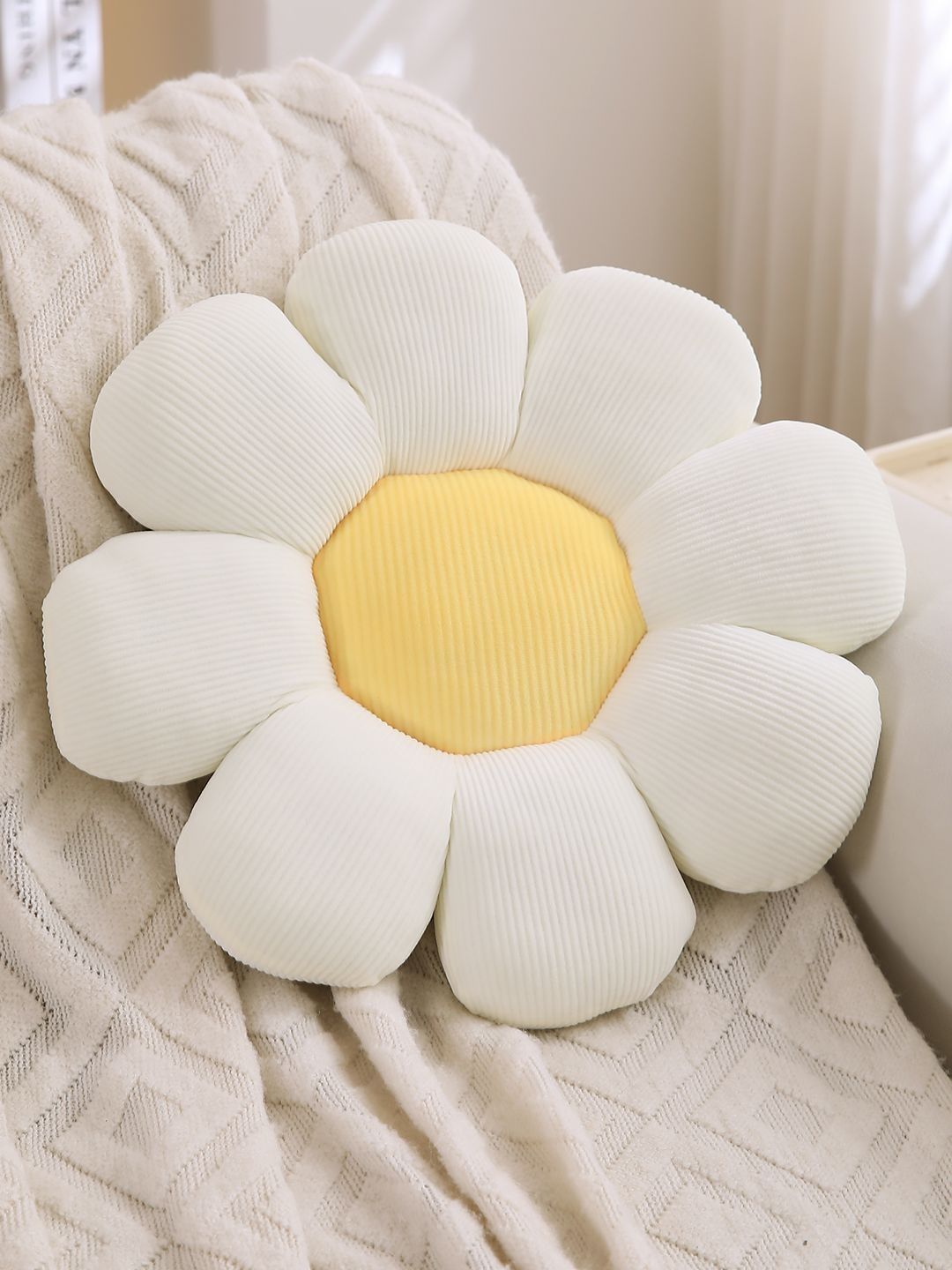 HOKIPO White Cotton Filled Cotton Core Pillow-picture-16