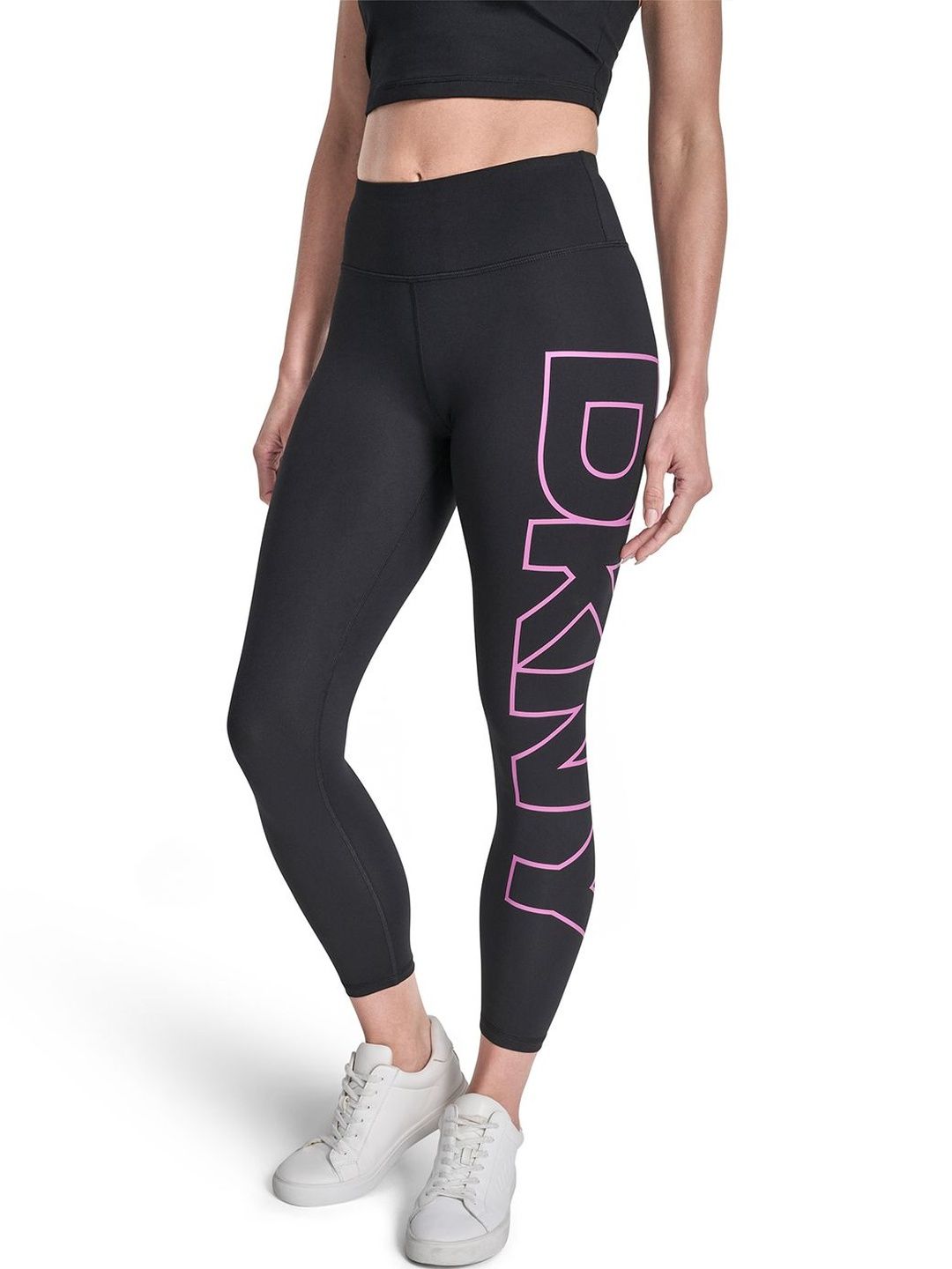 DKNY Women Printed Ankle Length Leggings-image-35