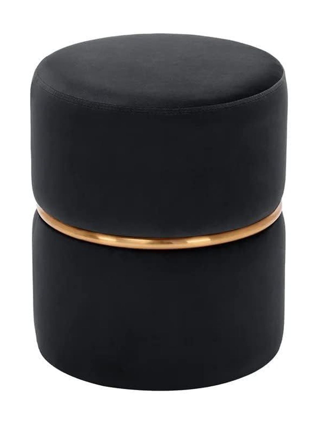 Shadowkart Wood Black Round Ottomans-picture-22