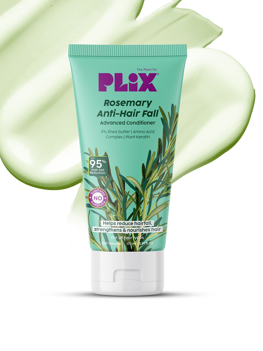 PLIX THE PLANT FIX PLIX THE PLANT FIX Rosemary Advanced Anti Hair Fall Conditioner With Keratin - 175 ml