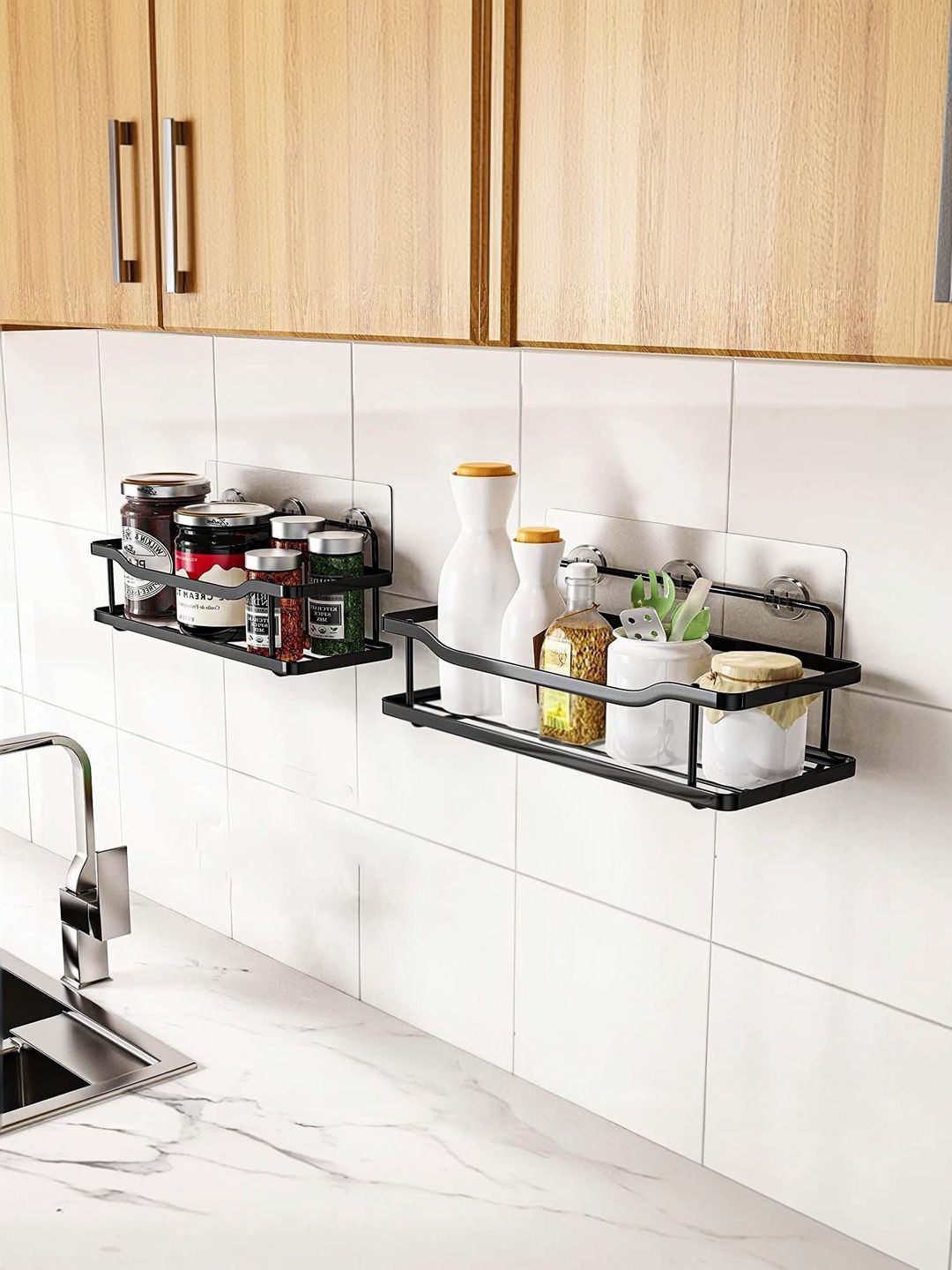 DXDT Black Wall Mounted 2-Pcs Kitchen Holders-picture-13