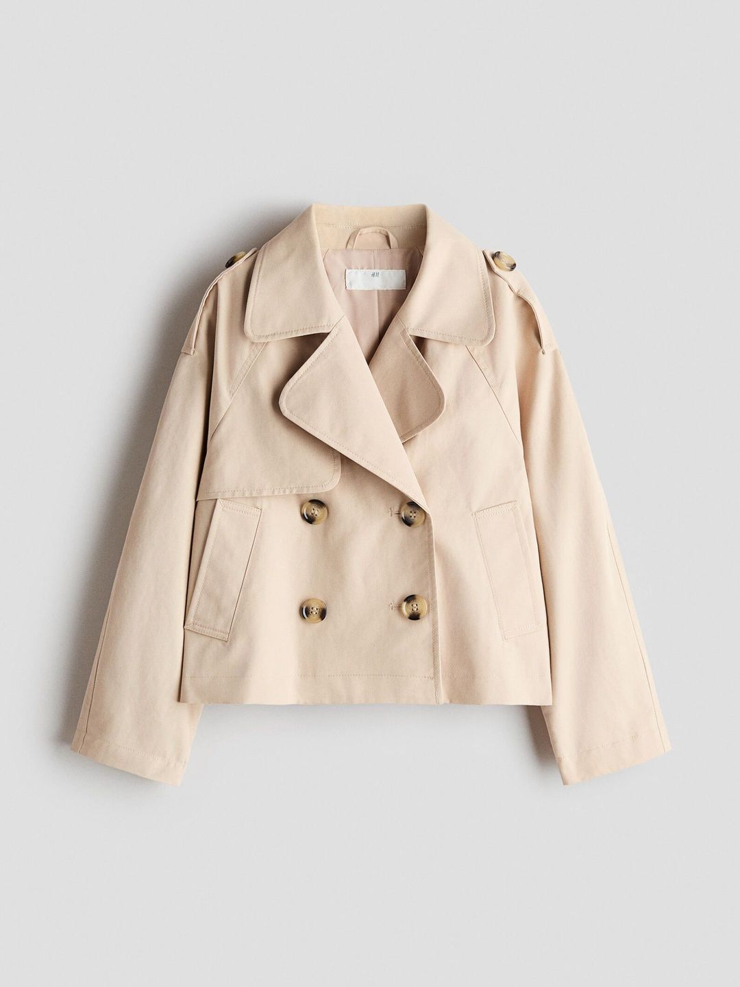 H&M Short Twill Trench Coat-picture-46