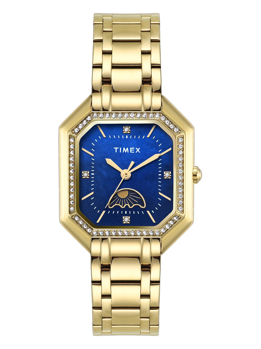 Timex Women Mother of Pearl Dial & Bracelet Style Straps Analogue Watch TWEL235SMU01-picture-23