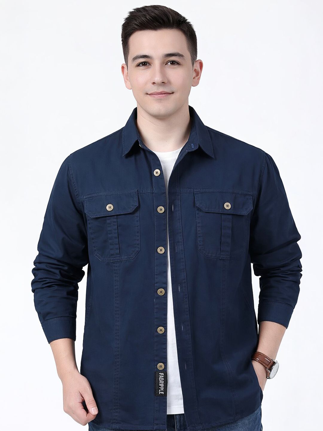 FABRIPPLE Men Classic Casual Shirt-picture-46