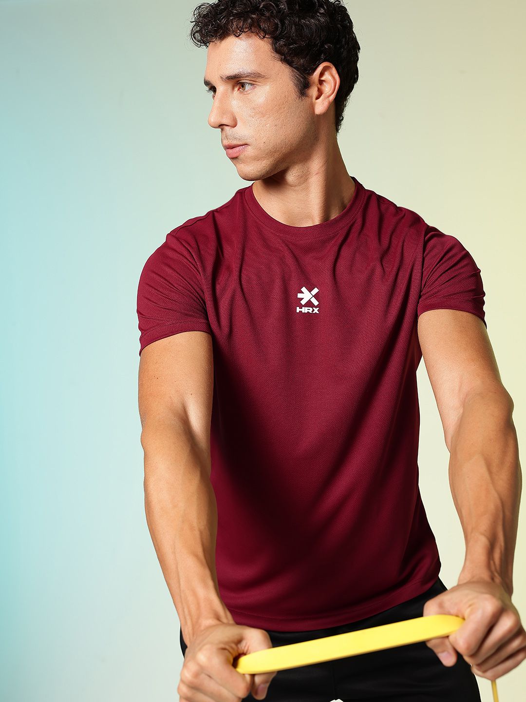 HRX by Hrithik Roshan Men Rapid-Dry Training Printed T-shirt-picture-15