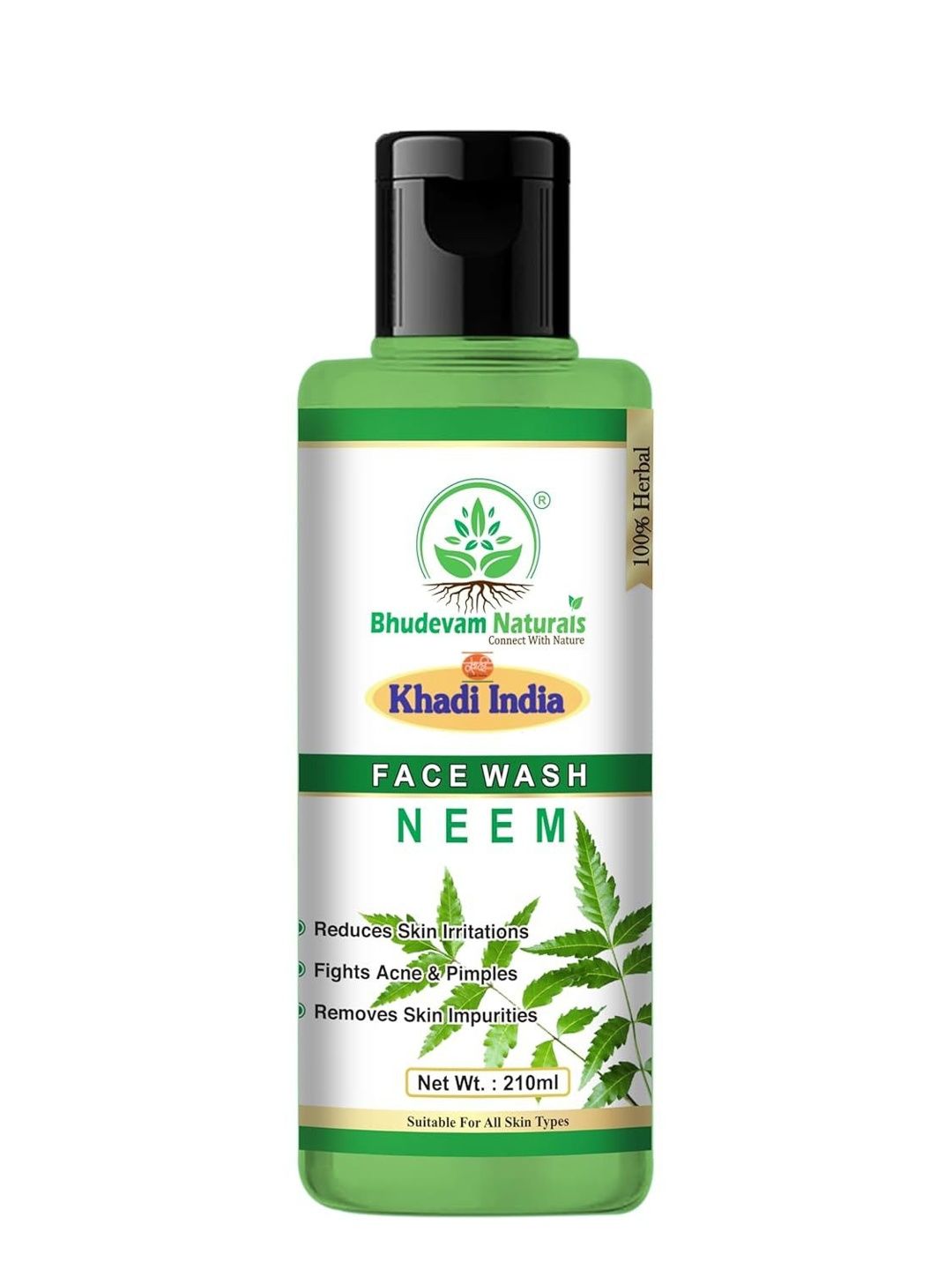 Bhudevam Naturals Neem Face Wash - 210 ml-picture-34