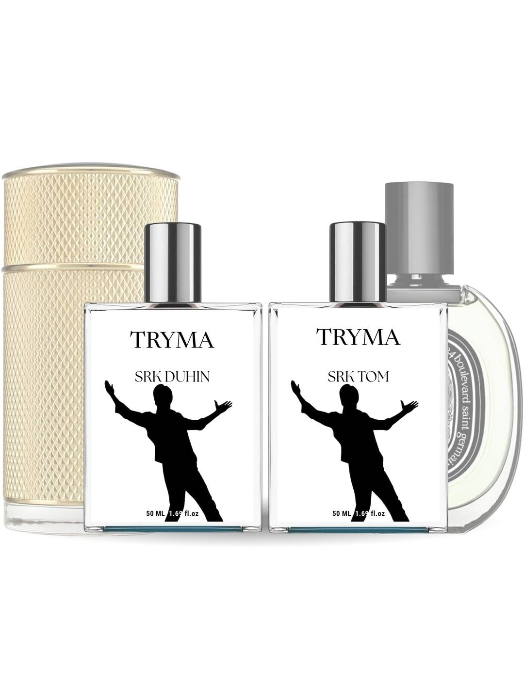 TRYMA Set Of 2 SRK Duhin & Tom Long Lasting Perfumes - 50 ml Each-image-39