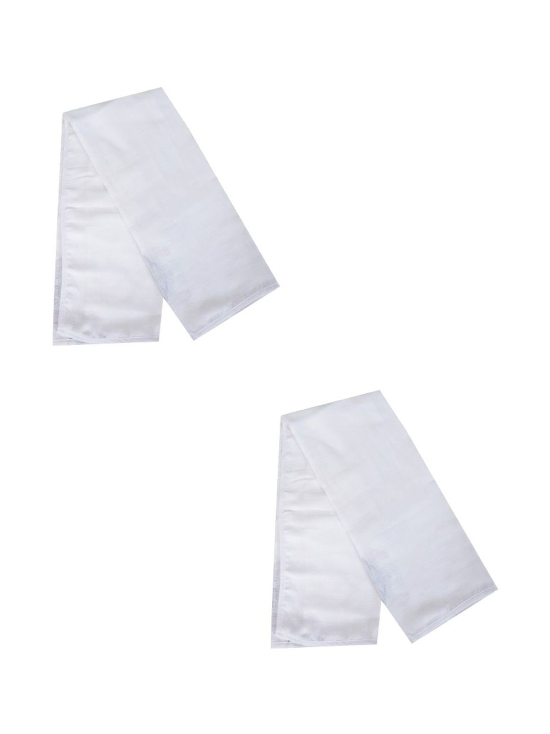 VIRUKSHAM White & White 2 Piece Cotton 110 GSM Towel Set-image-9