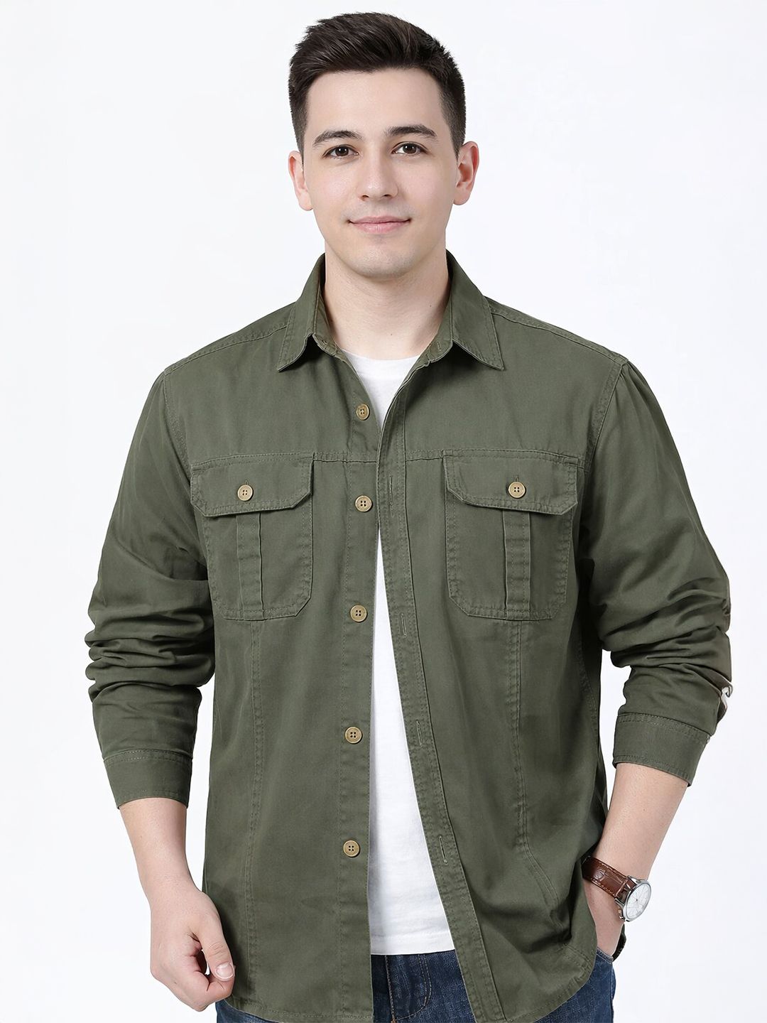FABRIPPLE Men Classic Casual Shirt-picture-43