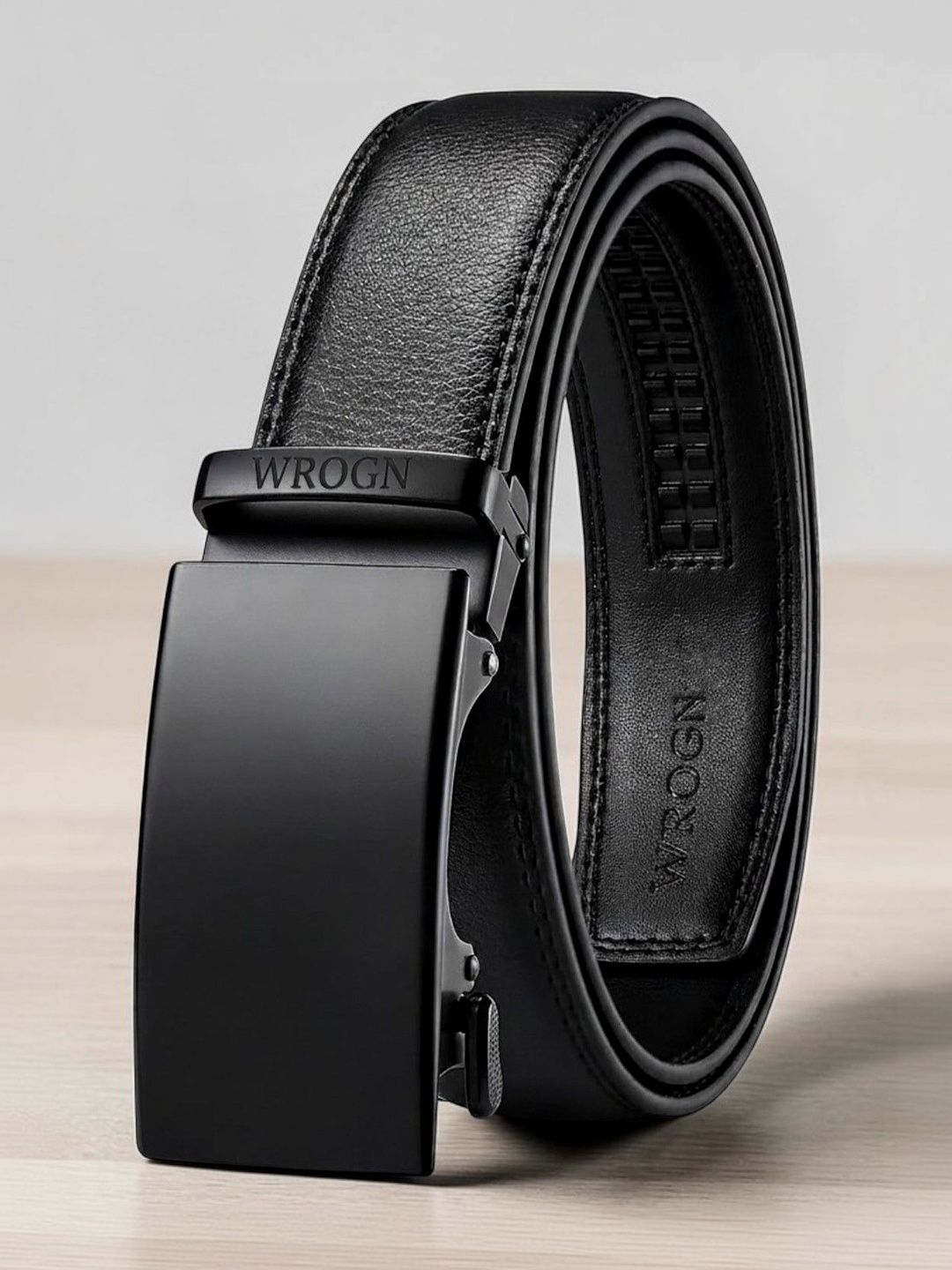 WROGN Men Textured PU Belt-picture-25