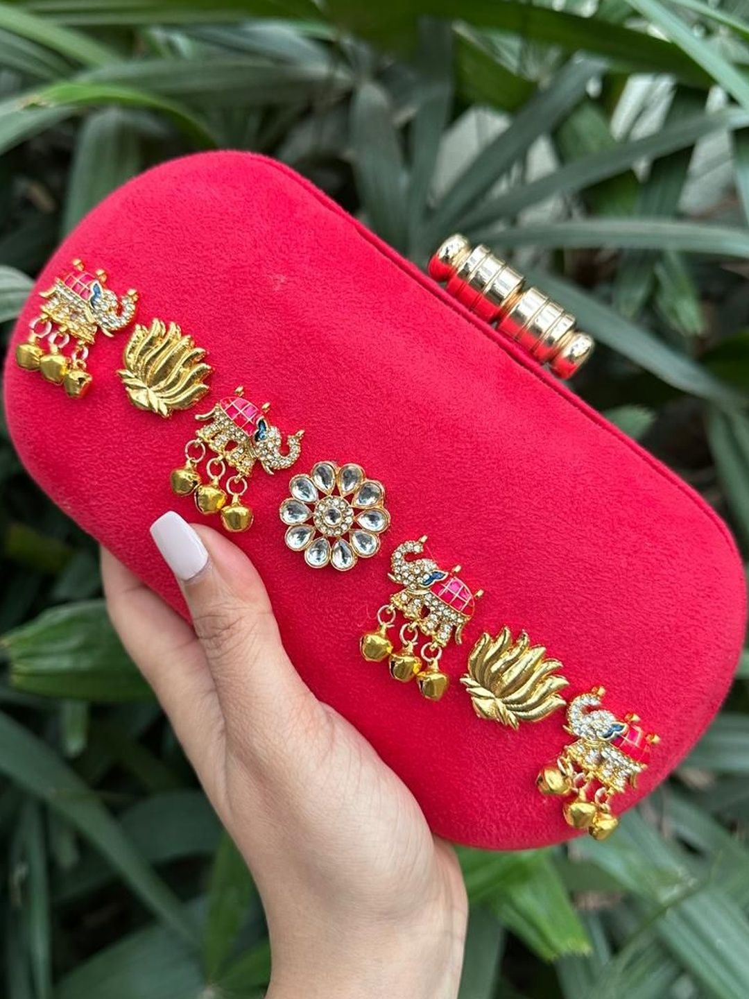 BOXWISH BY BHUMIKA Embellished Envelope Clutch-picture-50