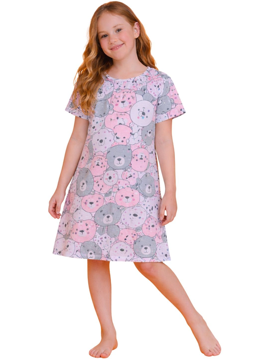 TotzTouch Girls Printed Nightdress-picture-17