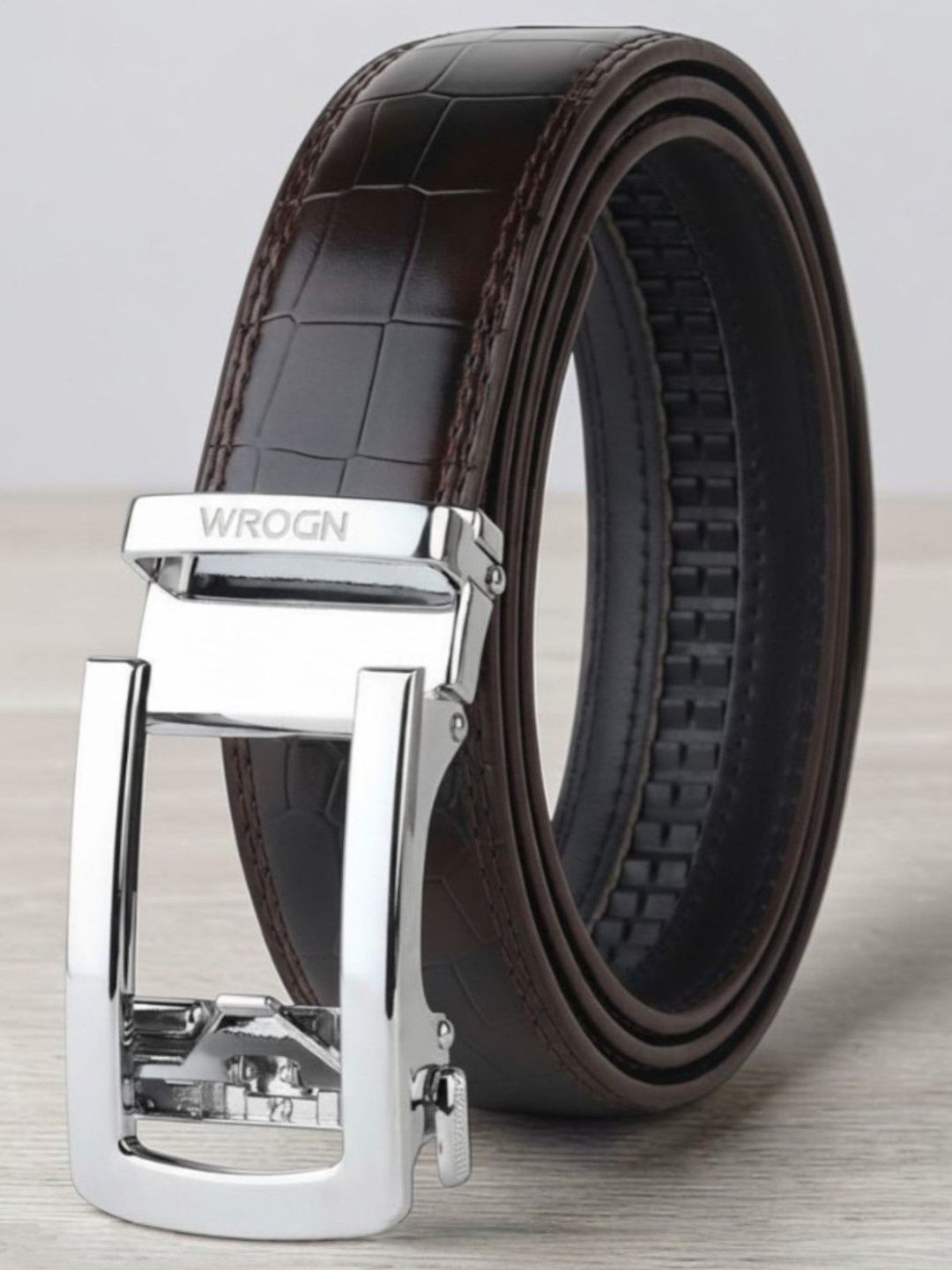 WROGN Men Textured PU Formal Belt-picture-24