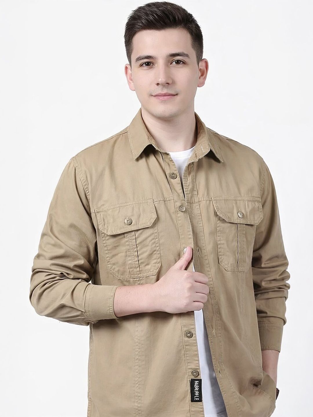 FABRIPPLE Men Classic Casual Shirt-picture-35