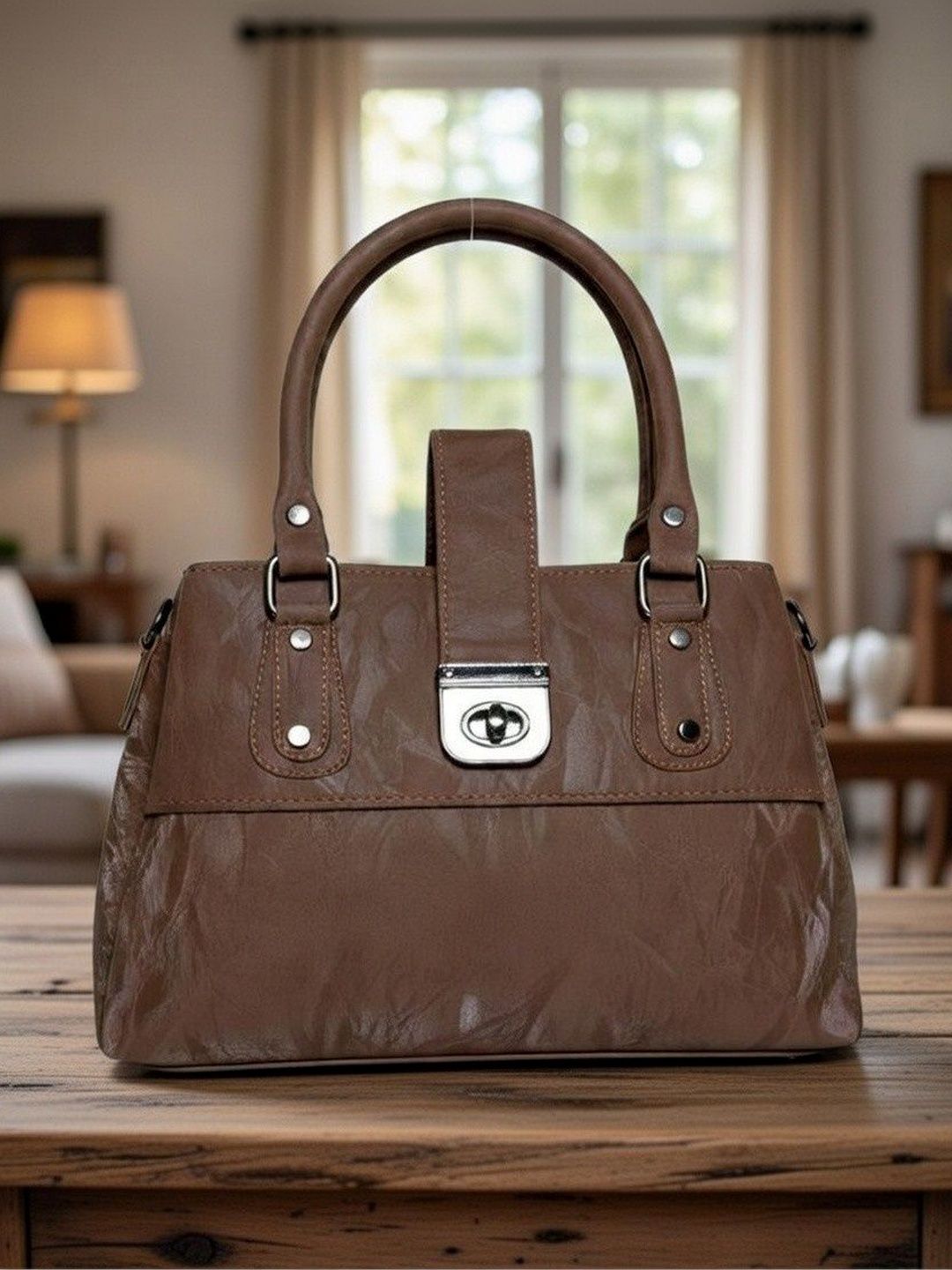 GLAMEZONE Textured Structured Handheld Bag-picture-14