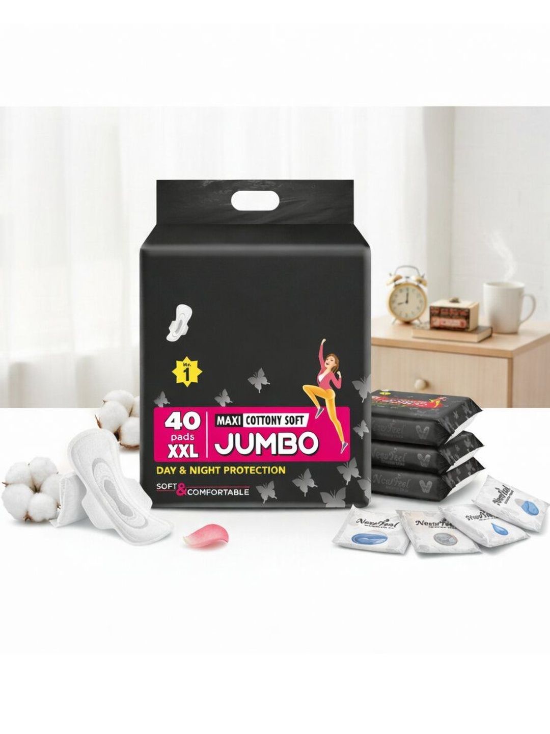 daloe Soft And Comfortable Sanitary Pads - XXL - 40 Pieces-image-11