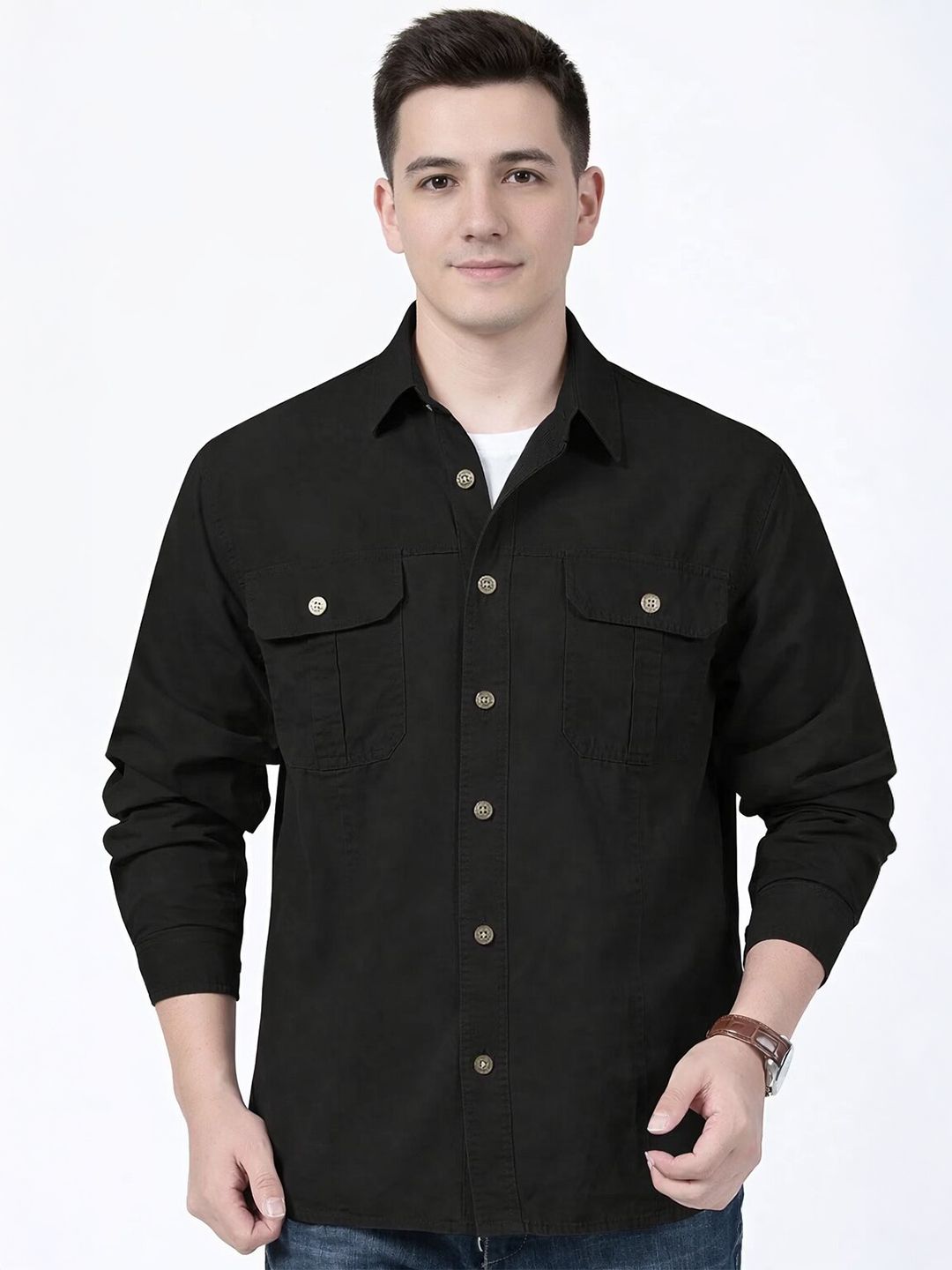 FABRIPPLE Men Classic Casual Shirt-picture-46