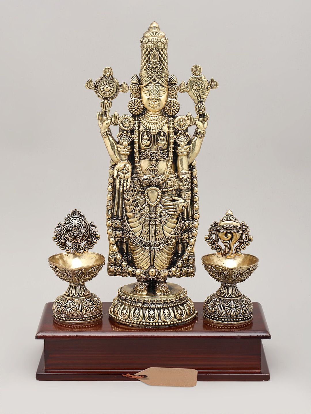 Exotic India Gold-Toned Religious Idol Showpiece-picture-50