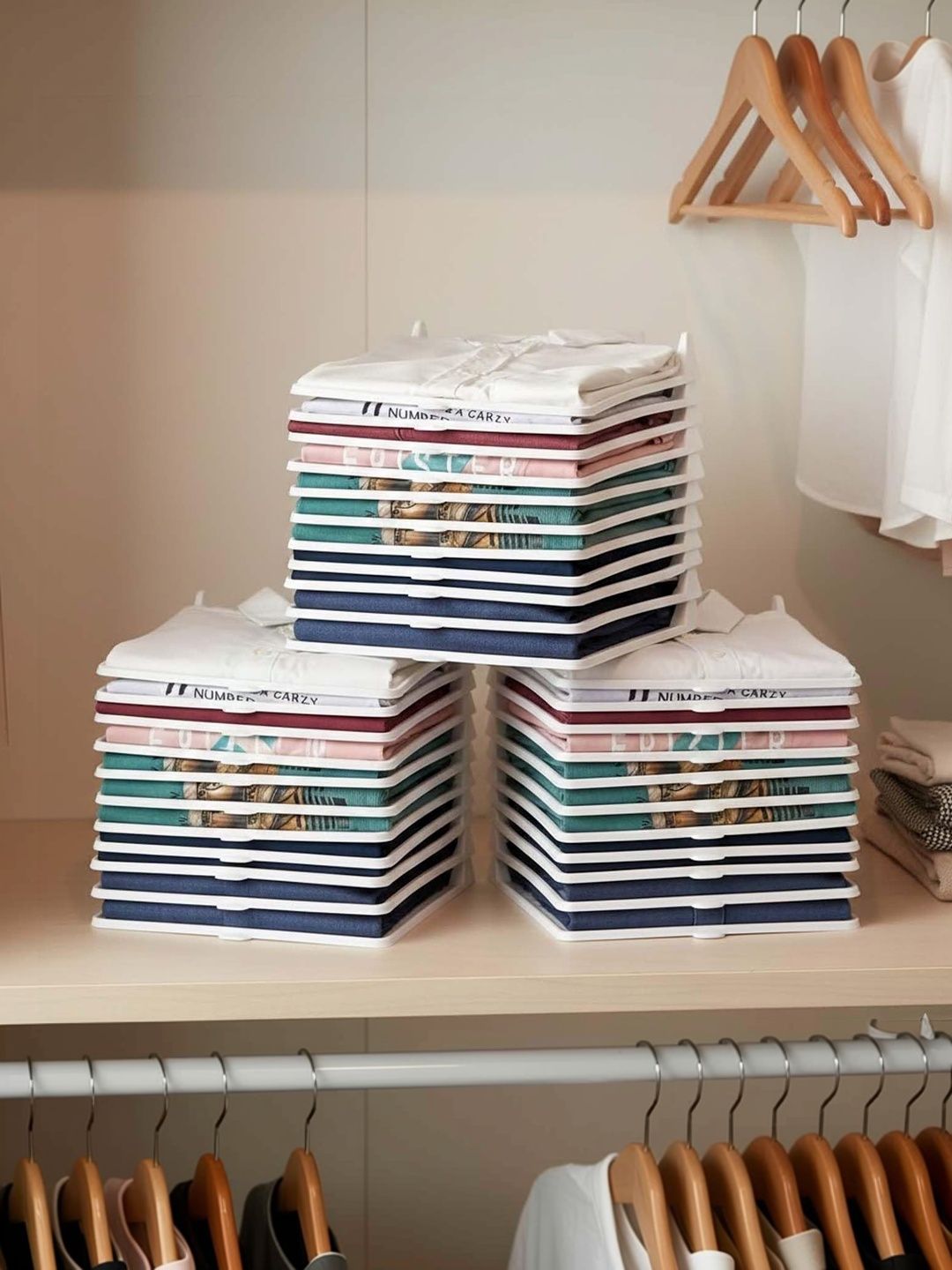 Go Hooked White Set of 6 Super Strong Drawer Organiser Organisers-picture-17