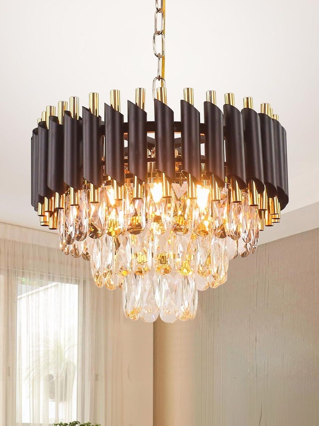LEGEEN Black & Black Contemporary Ceiling Lamp-image-12