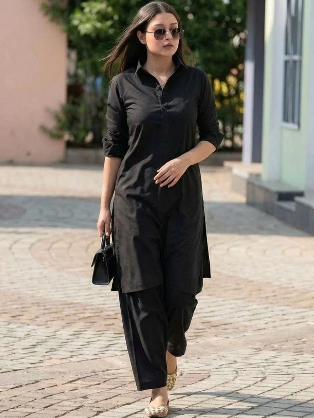COTTON DUNIYA Women Regular Kurta with Pyjamas-picture-48