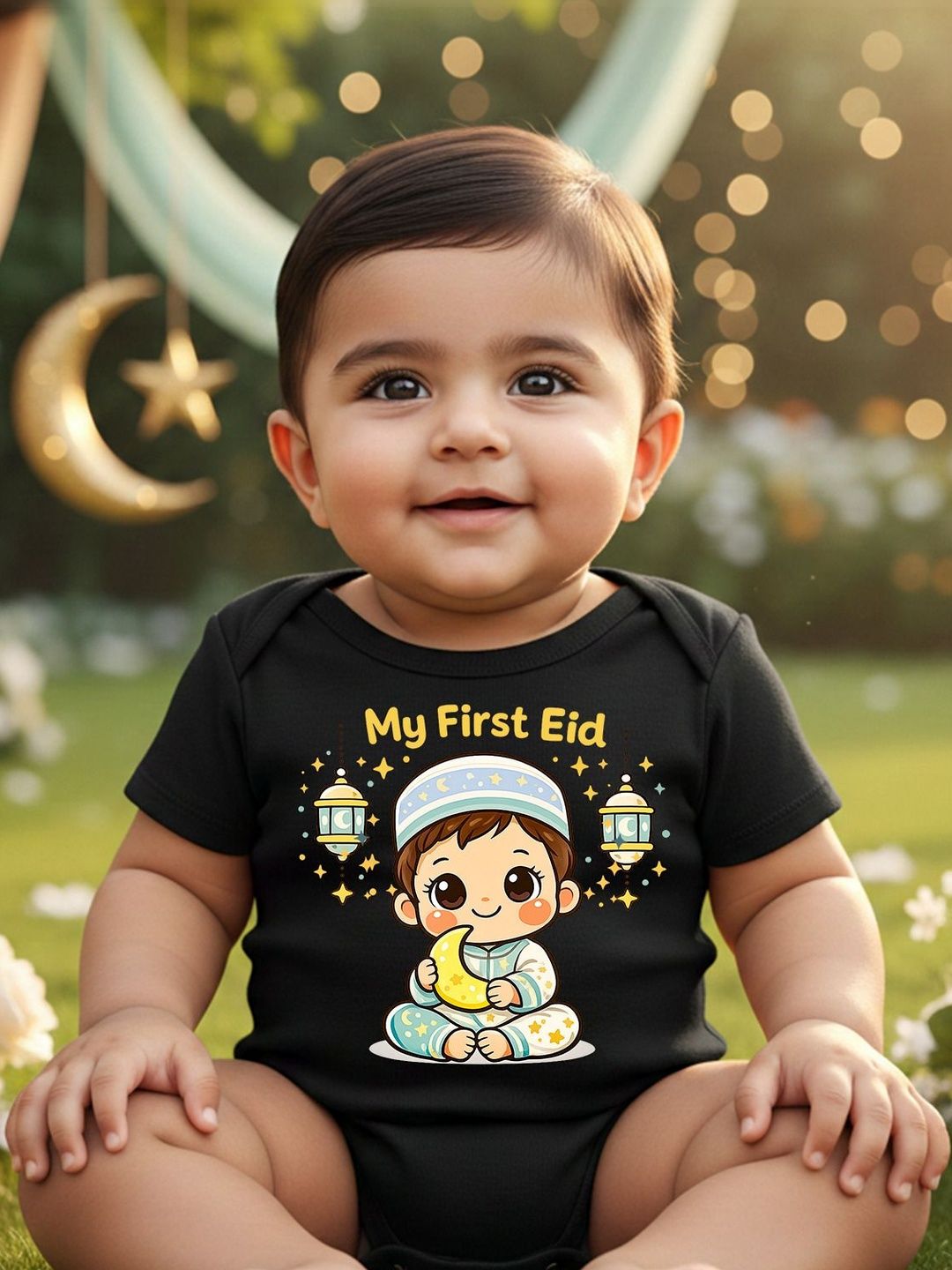 karmikh clothing & lifestyle Unisex Kids Printed with Embroidered Jumpsuit-picture-38