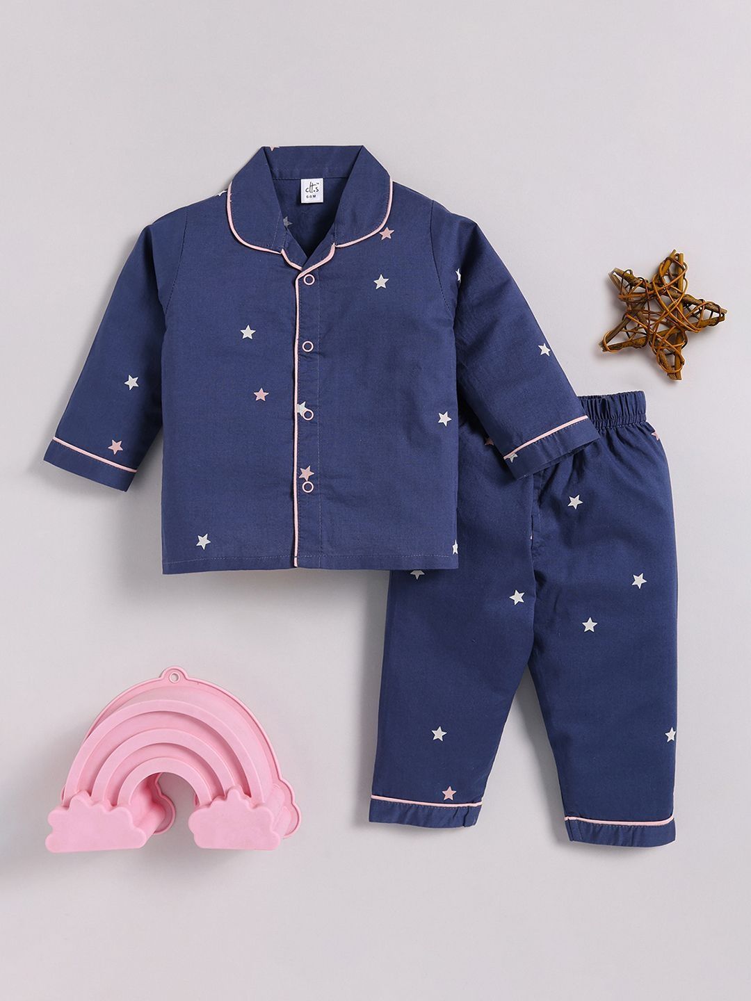Clt.s Kids Printed Pure Cotton Night suit-picture-19