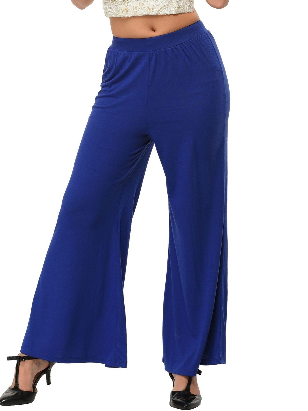 Frenchtrendz Women Knitted Palazzos-picture-4