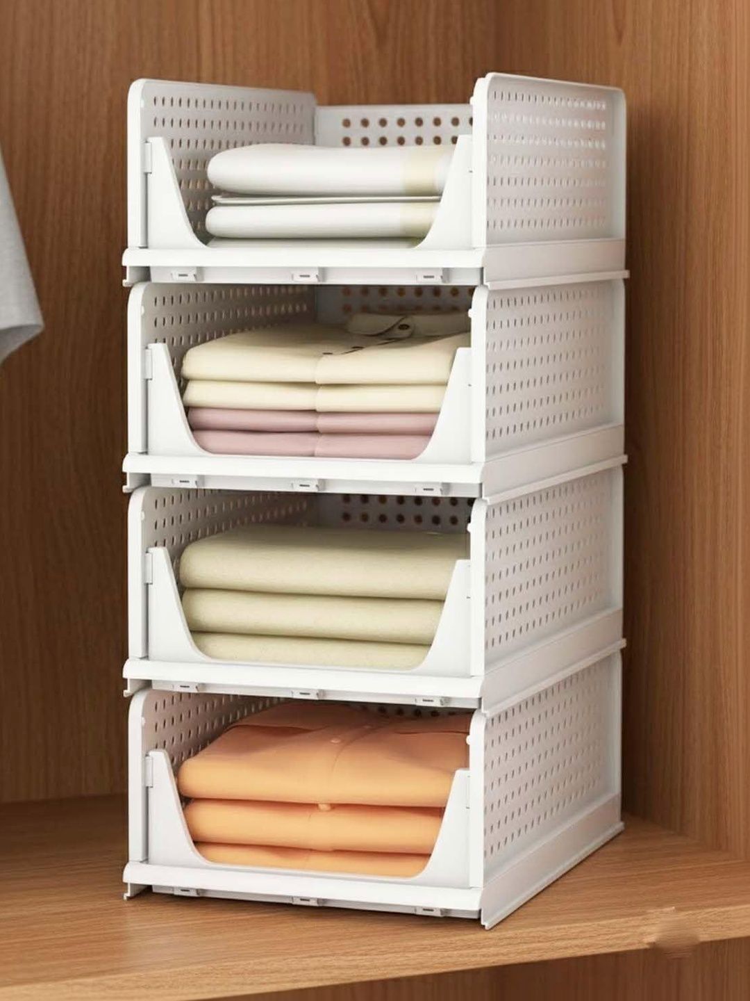 Go Hooked White Set of 4 Super Strong Drawer Organiser Organisers-picture-13