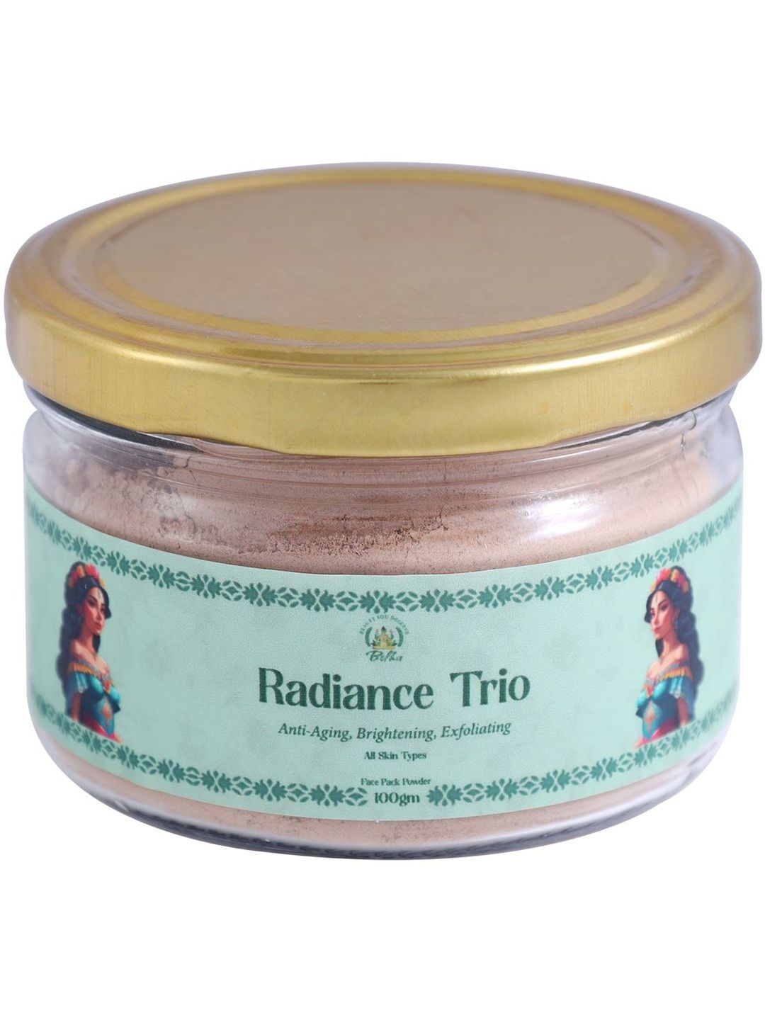 Beauty You Deserve- Belha Radiance Trio Face Pack Powder- 100 g-image-42