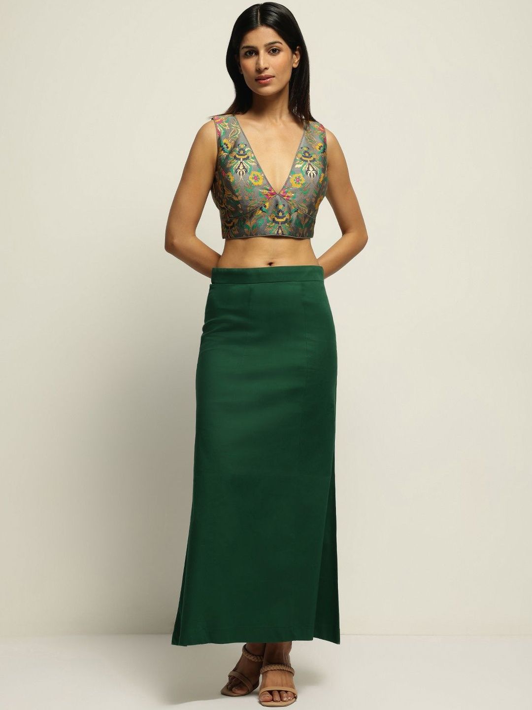 SAREESHADOW Cotton High Rise Stretchable Saree Shapewear-image-14