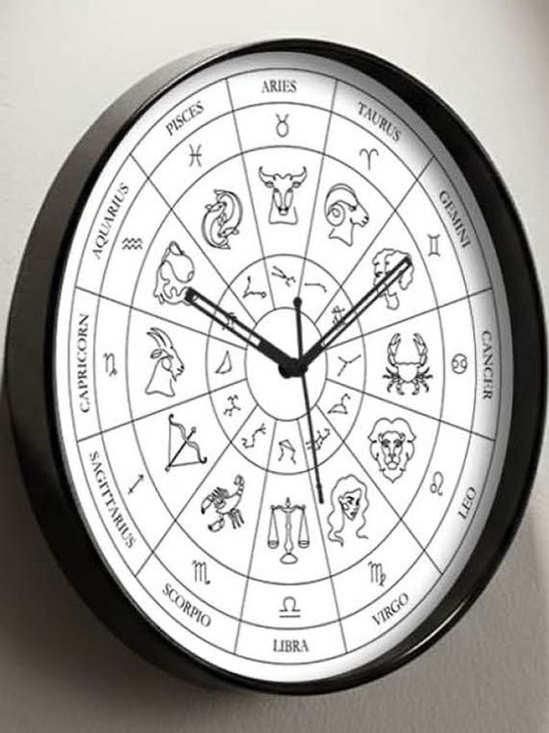 RANDOM Multicoloured & Black Printed Contemporary Wall Clock-picture-10