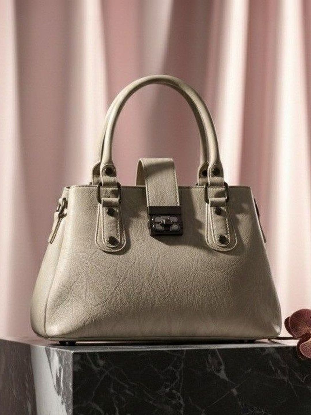 GLAMEZONE Textured Structured Handheld Bag with Quilted-picture-35