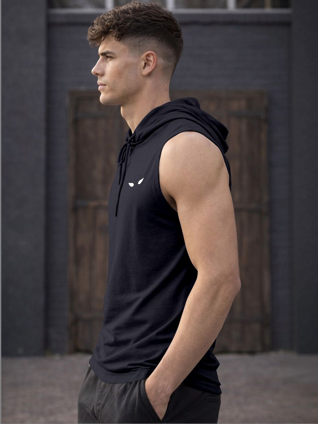 Moda Rapido Men Printed Hooded T-shirt-picture-14