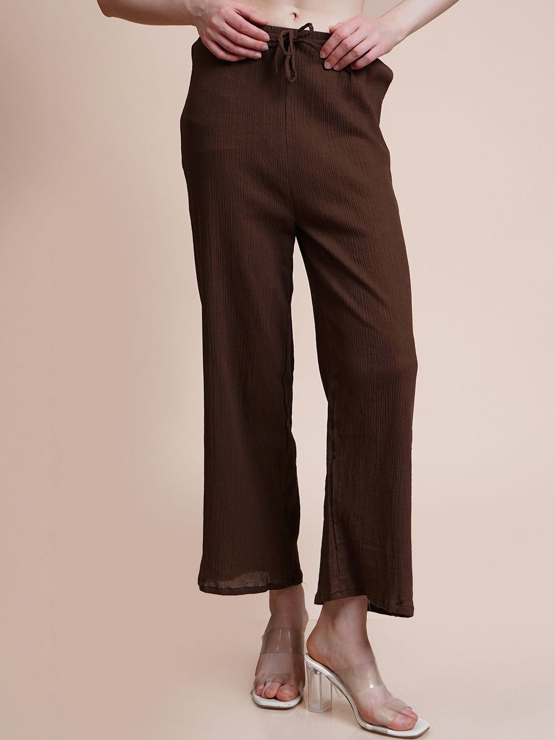 CORSICA Women Textured Trousers-picture-38