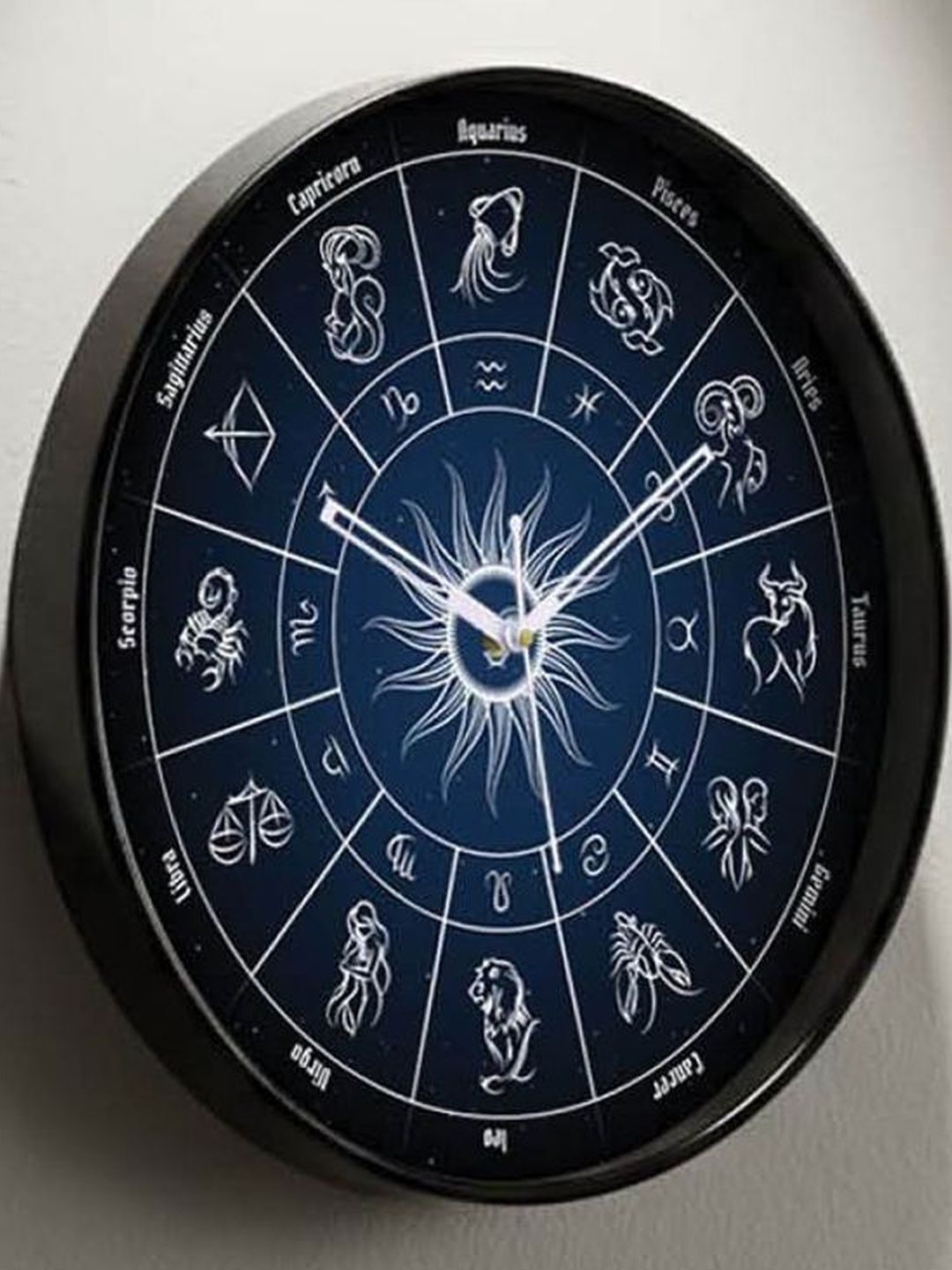 RANDOM Multicoloured & Black Printed Contemporary Wall Clock-picture-42