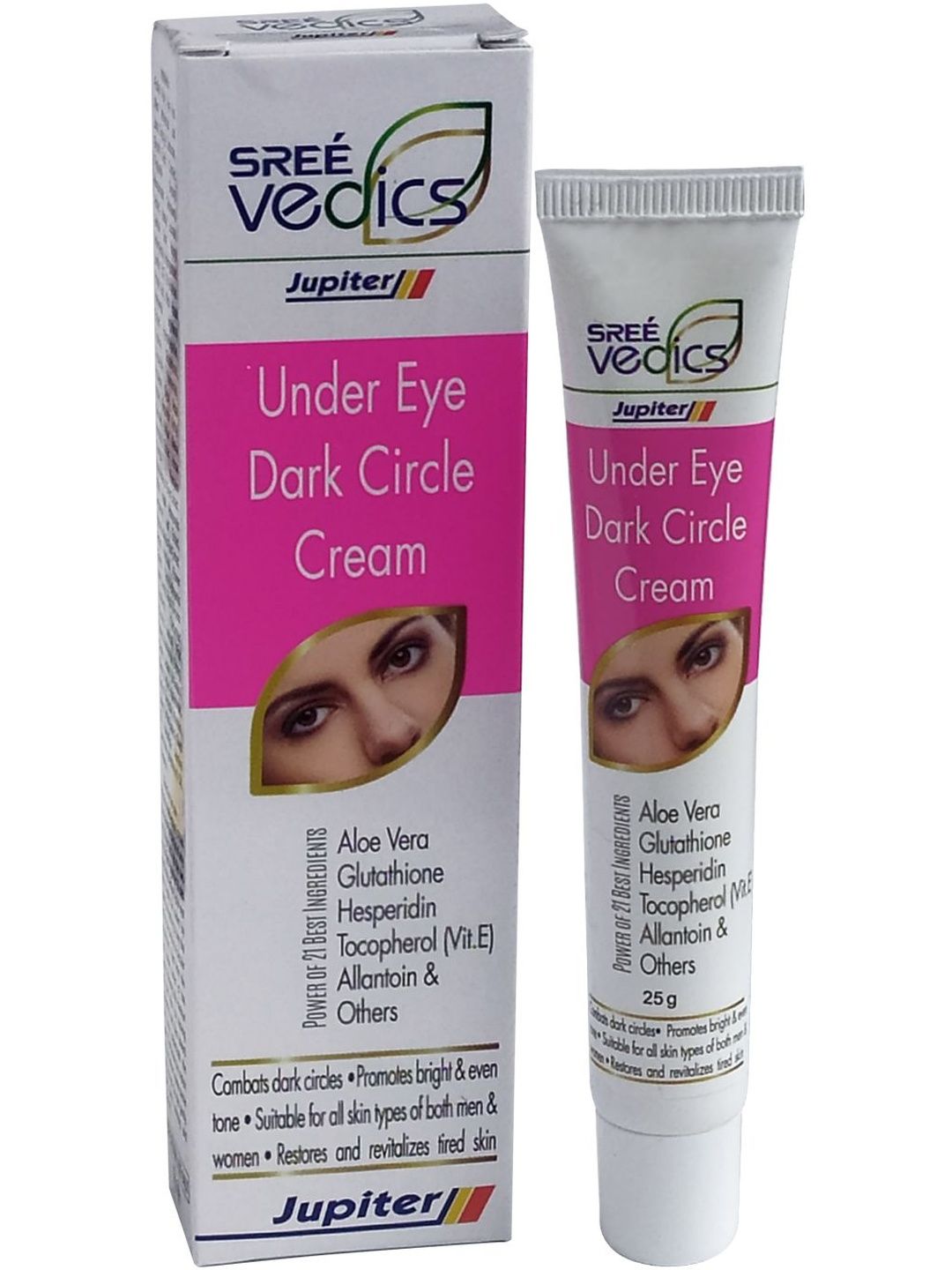 Sree Vedics Jupiter Under Eye Cream For Dark Circle Removal - 25 g-picture-57