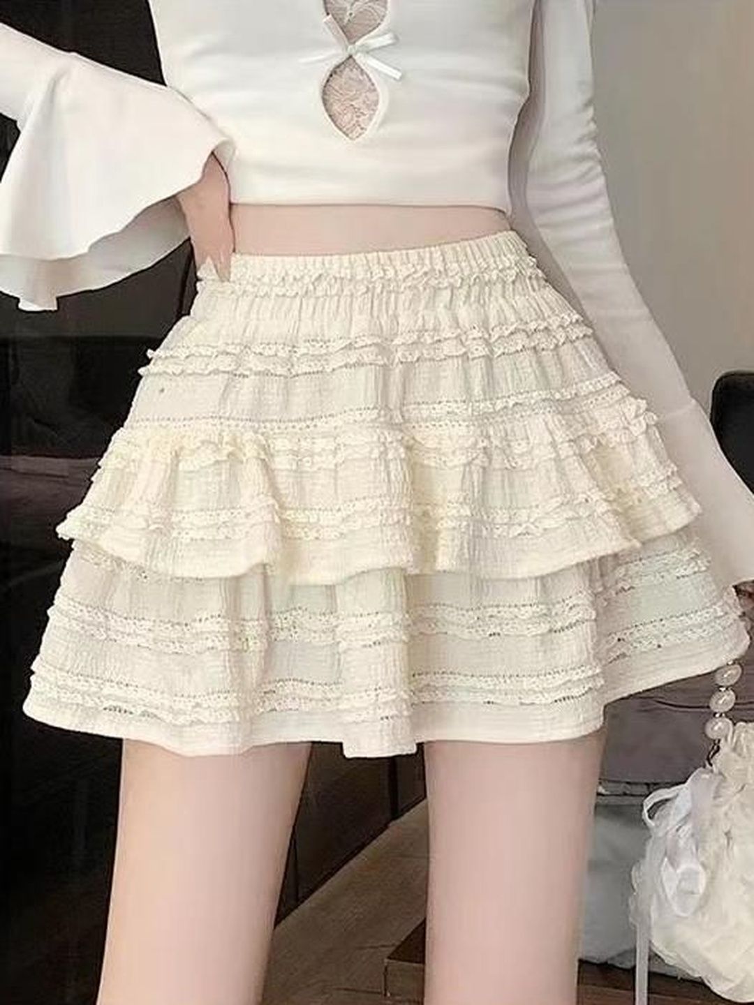 StyleCast x Revolte Women Mini A-Line Skirt-image-35