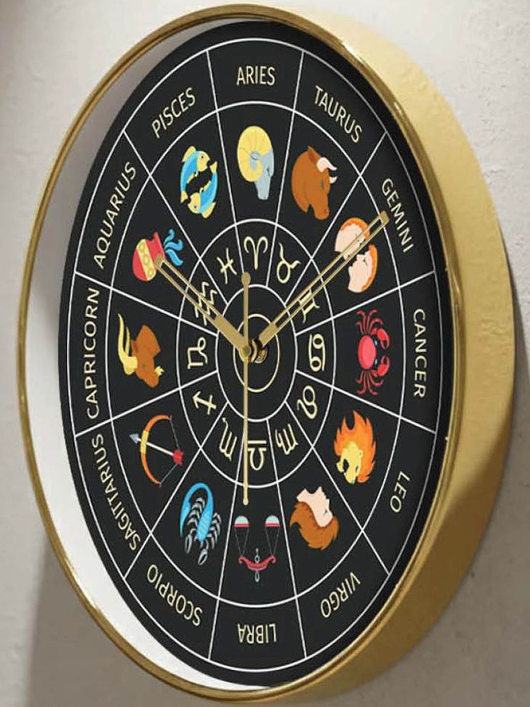 RANDOM Multicoloured & Black Printed Wall Clock-picture-33