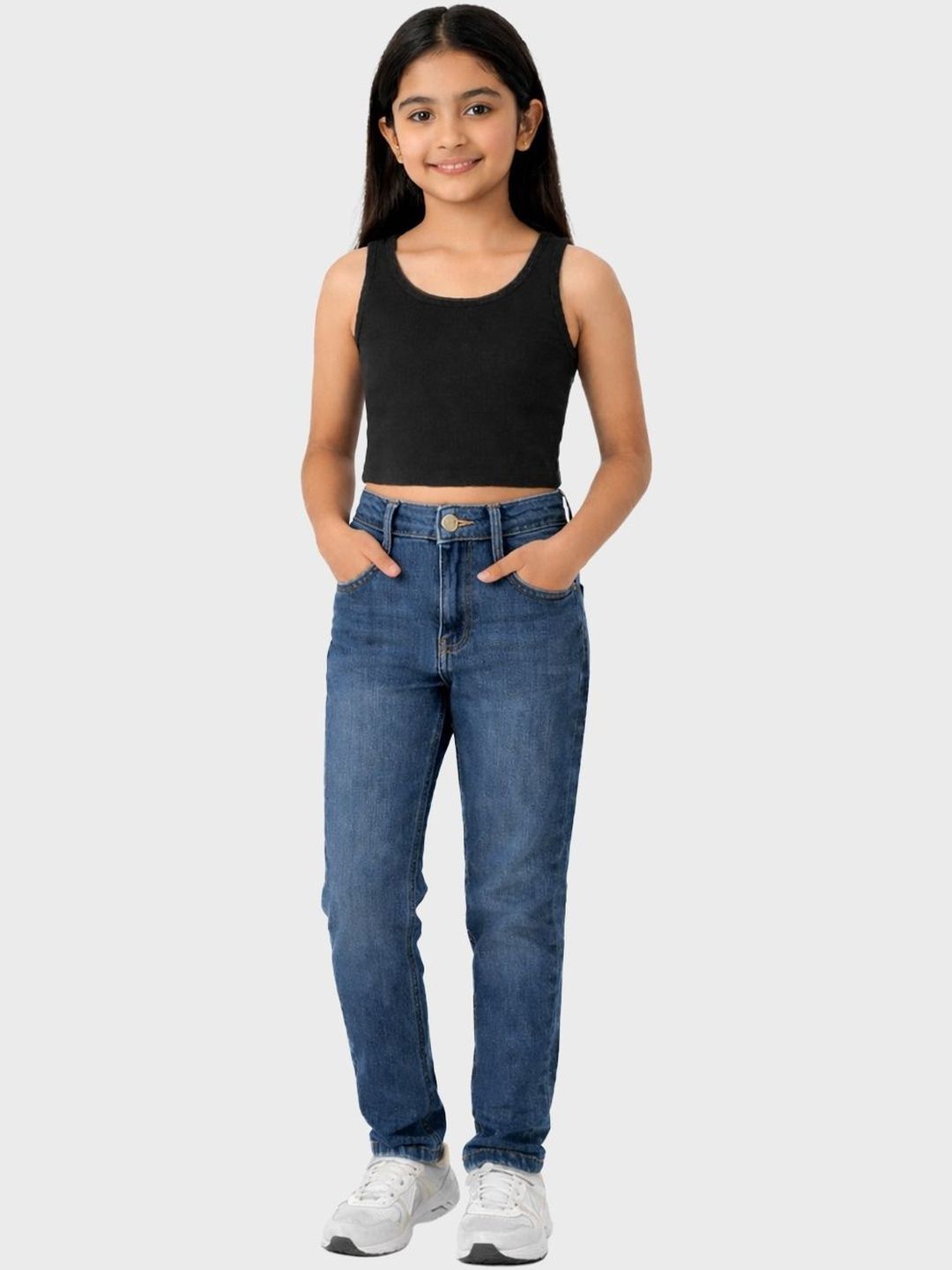 CHARM N CHERISH Girls Tank Crop Top-picture-43