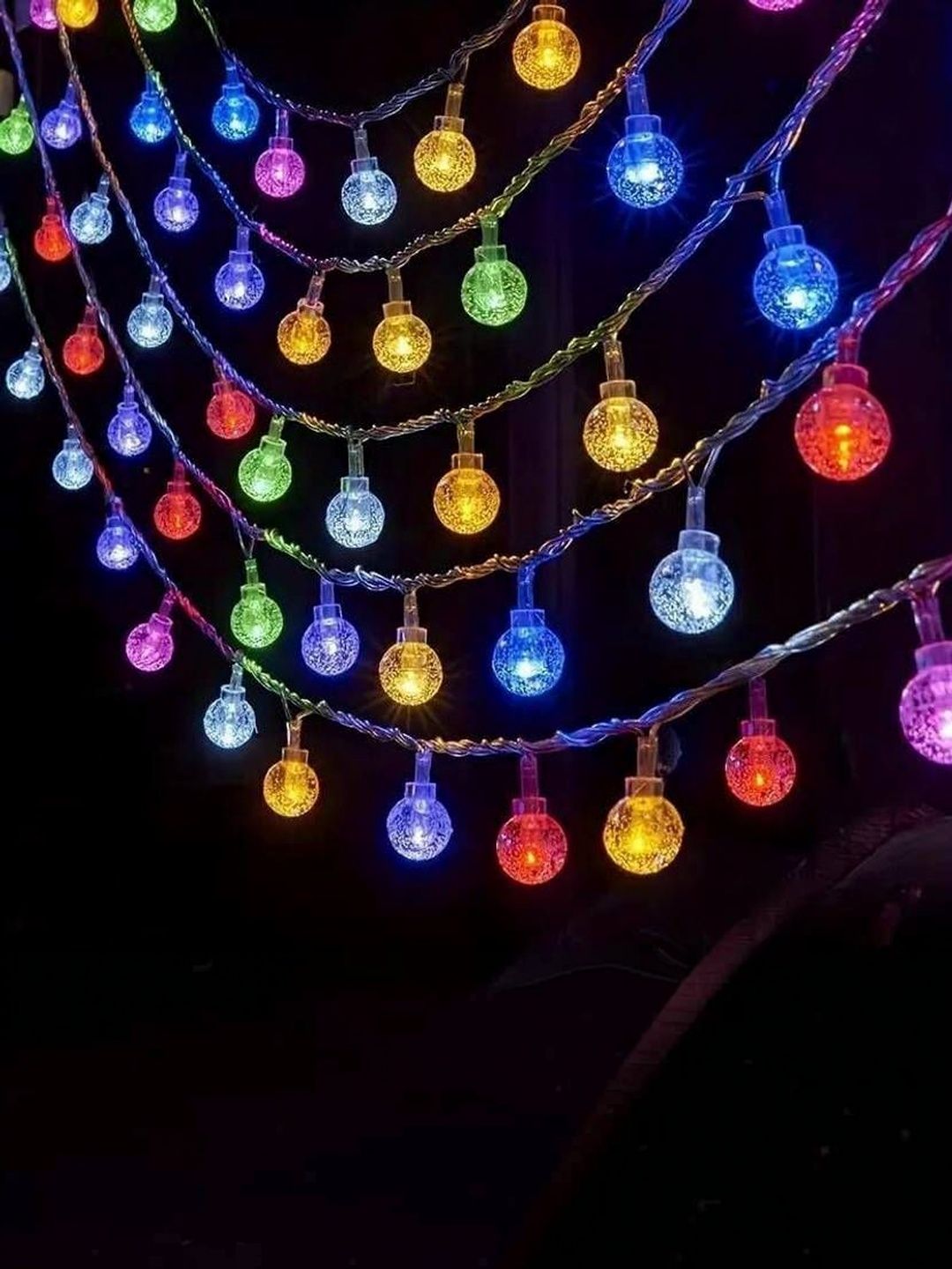 MPROW Blue Waterproof String Lights-picture-58