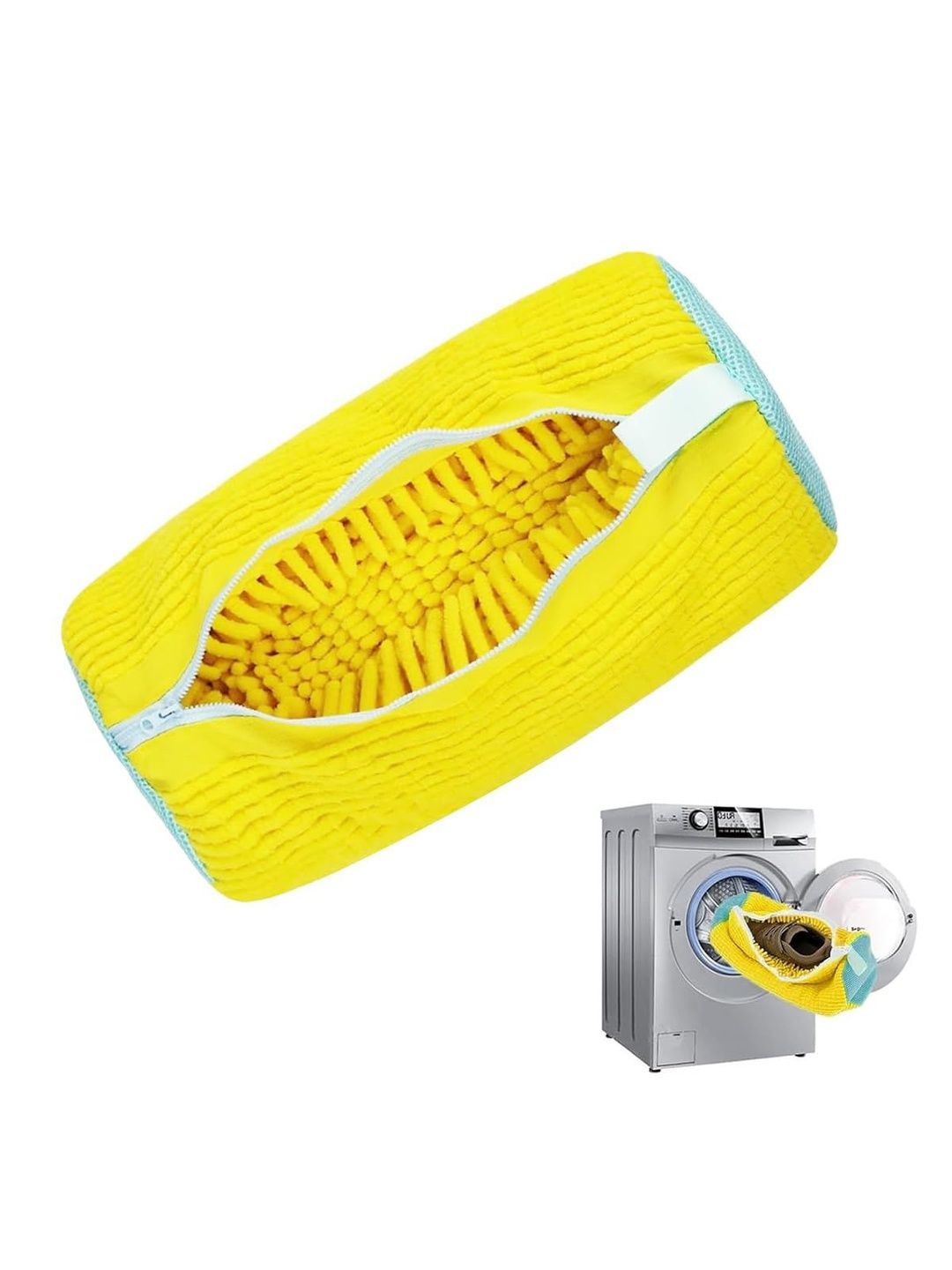 MAYCREATE Yellow Laundry Bag-picture-30