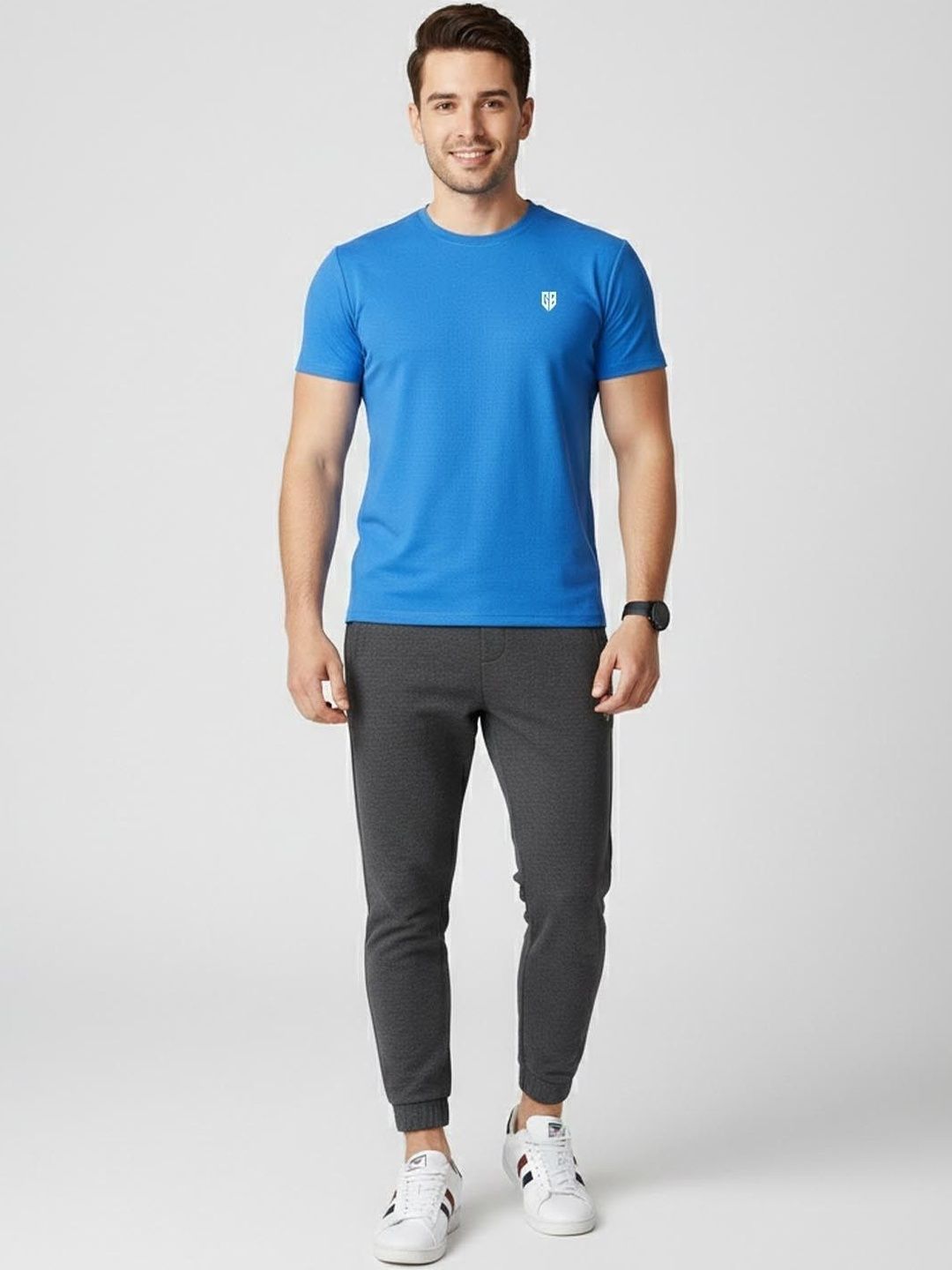 Here&Now X Game Begins Men Brand Logo T-shirt-picture-23